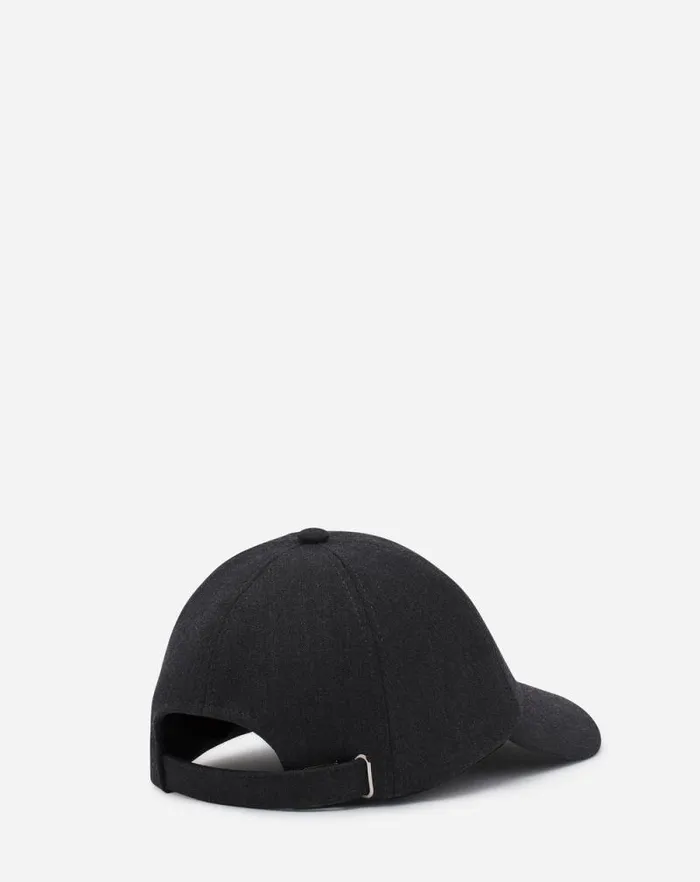 Women Lanvin Hats Lanvin Script Wool Cap Anthracitered Women Lanvin Hats Lanvin Script Wool Cap Anthracitered