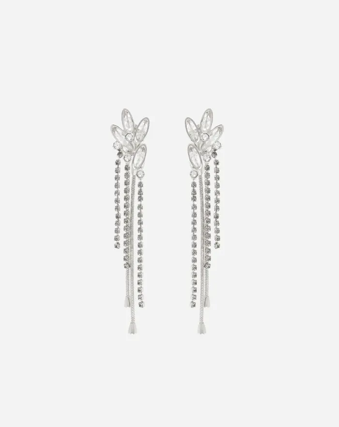 Women Lanvin Jewelry Aede Earrings Silvercrystal