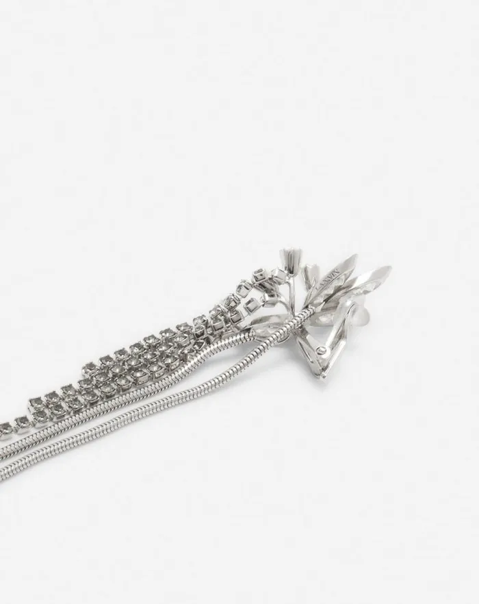 Women Lanvin Jewelry Aede Earrings Silvercrystal