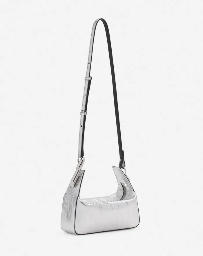 Women Lanvin Mini Bags and Clutches Haute Squence Clutch Bag In Metallic Leather Silver Women Lanvin Mini Bags and Clutches Haute Squence Clutch Bag In Metallic Leather Silver