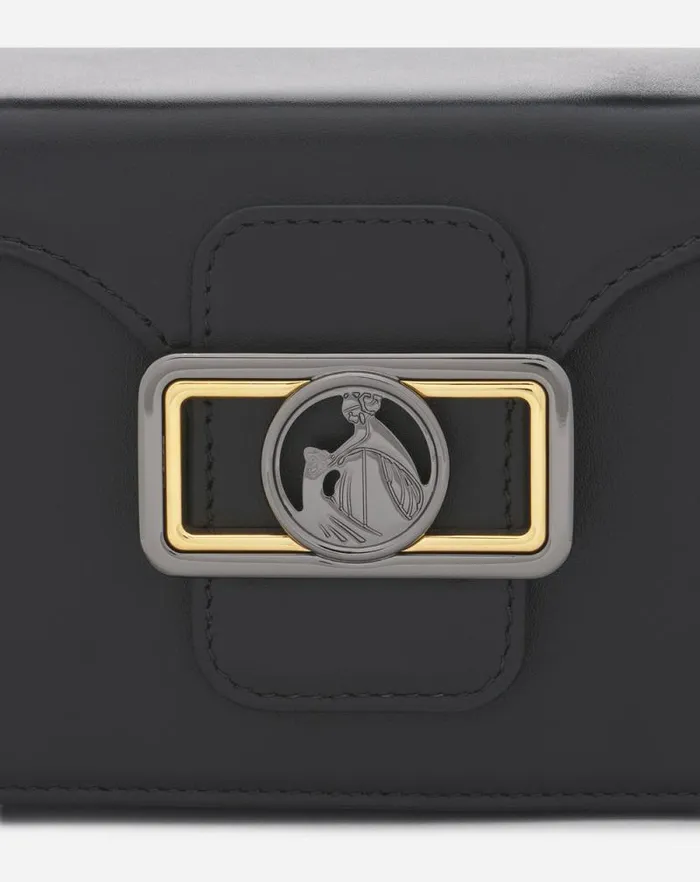 Women Lanvin Mini Bags and Clutches Nano Pencil Cat Leather Bag Black Women Lanvin Mini Bags and Clutches Nano Pencil Cat Leather Bag Black