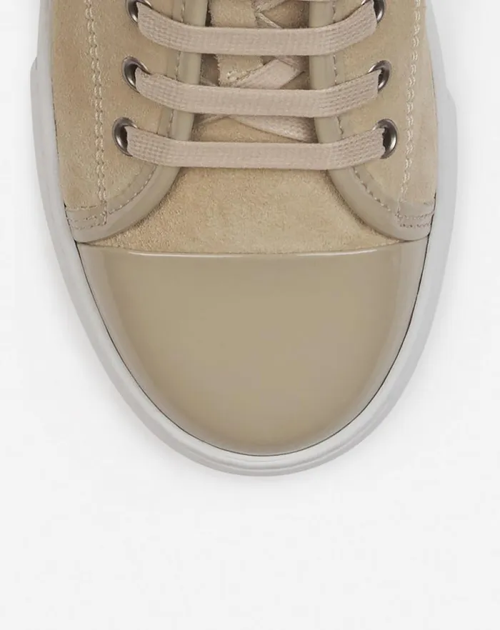 Women Lanvin Sneakers Dbb1 Sneakers In Suede And Patent Leather Lin Women Lanvin Sneakers Dbb1 Sneakers In Suede And Patent Leather Lin