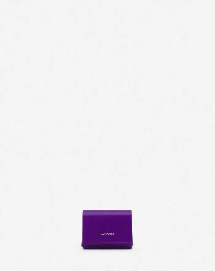 Women Lanvin Wallets and Small Leather Goods Lanvin Signature Leather Case For Airpods Pro Anemone Women Lanvin Wallets and Small Leather Goods Lanvin Signature Leather Case For Airpods Pro Anemone