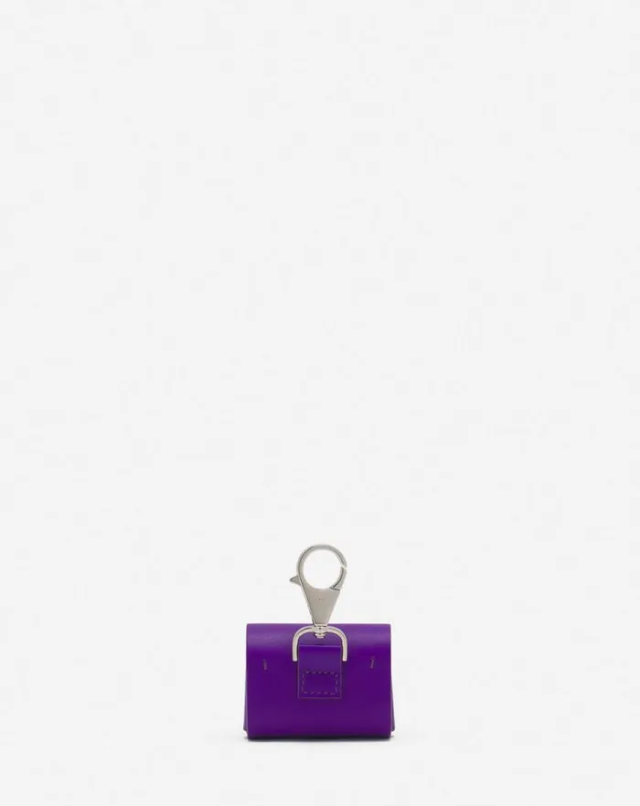 Women Lanvin Wallets and Small Leather Goods Lanvin Signature Leather Case For Airpods Pro Anemone Women Lanvin Wallets and Small Leather Goods Lanvin Signature Leather Case For Airpods Pro Anemone