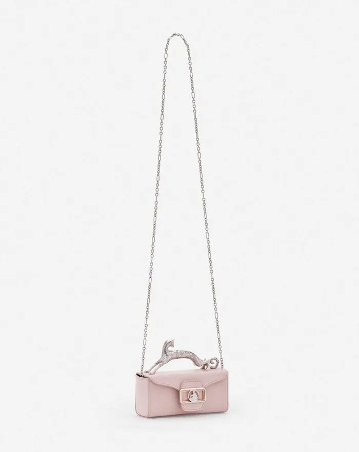 Women Lanvin Wallets and Small Leather Goods Leather Micro Pencil Cat Bag Ros Women Lanvin Wallets and Small Leather Goods Leather Micro Pencil Cat Bag Ros