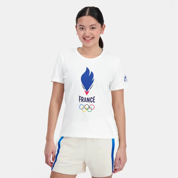 Women Le Coq Sportif Tshirts Polos Shirts And Tops France039s Olympic Team TShirt Women Le Coq Sportif Tshirts Polos Shirts And Tops France039s Olympic Team TShirt