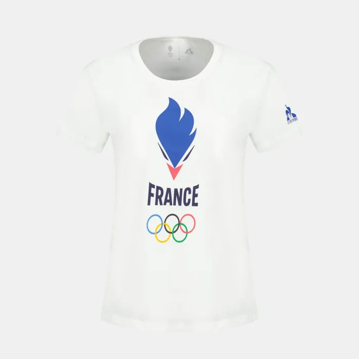 Women Le Coq Sportif Tshirts Polos Shirts And Tops France039s Olympic Team TShirt