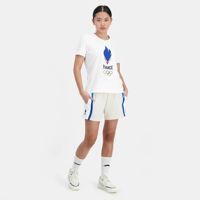Women Le Coq Sportif Tshirts Polos Shirts And Tops France039s Olympic Team TShirt