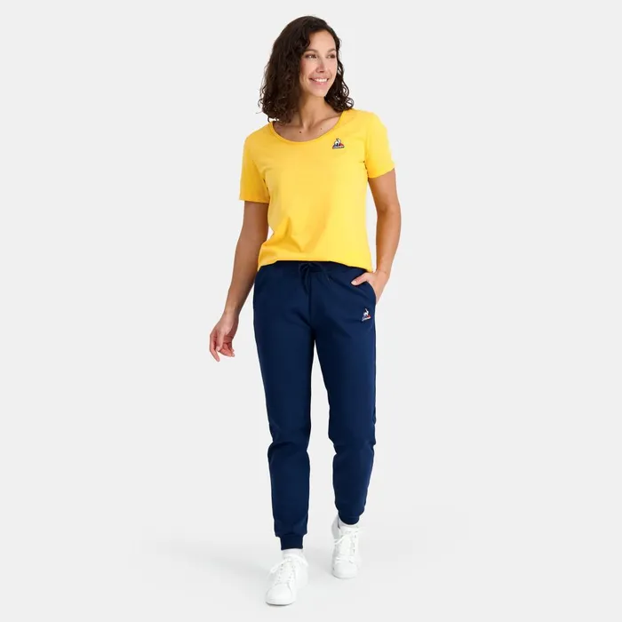 Women Le Coq Sportif Trousers Joggers And Shorts Essentiels Trousers Regular Victory Blue