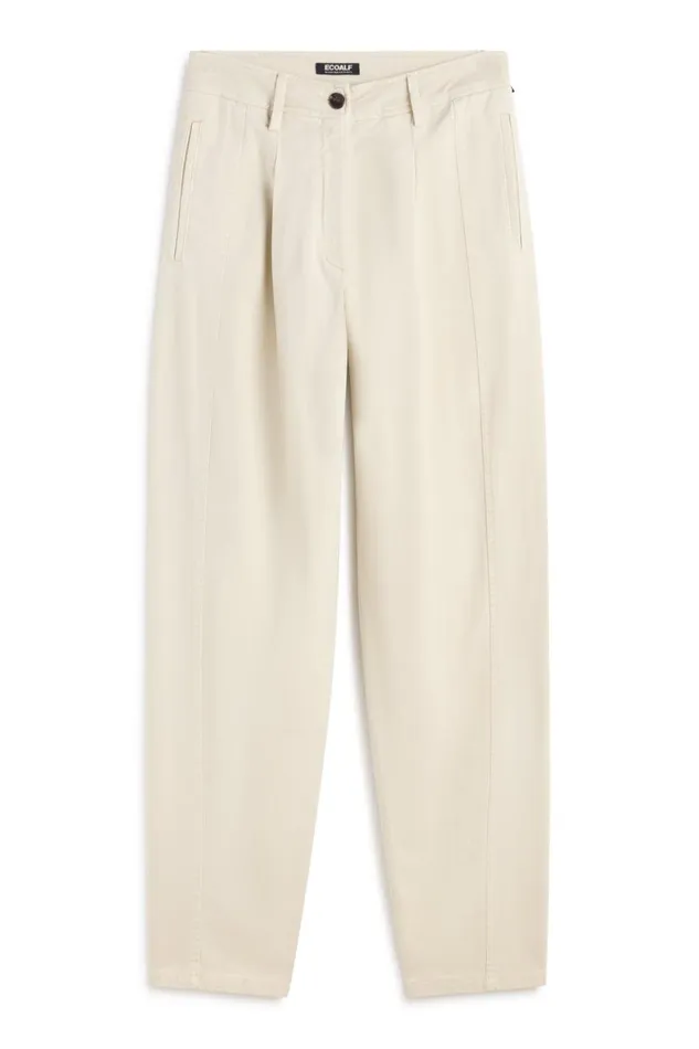 Women Light Beige Jerte Trousers Ecoalf Trousers