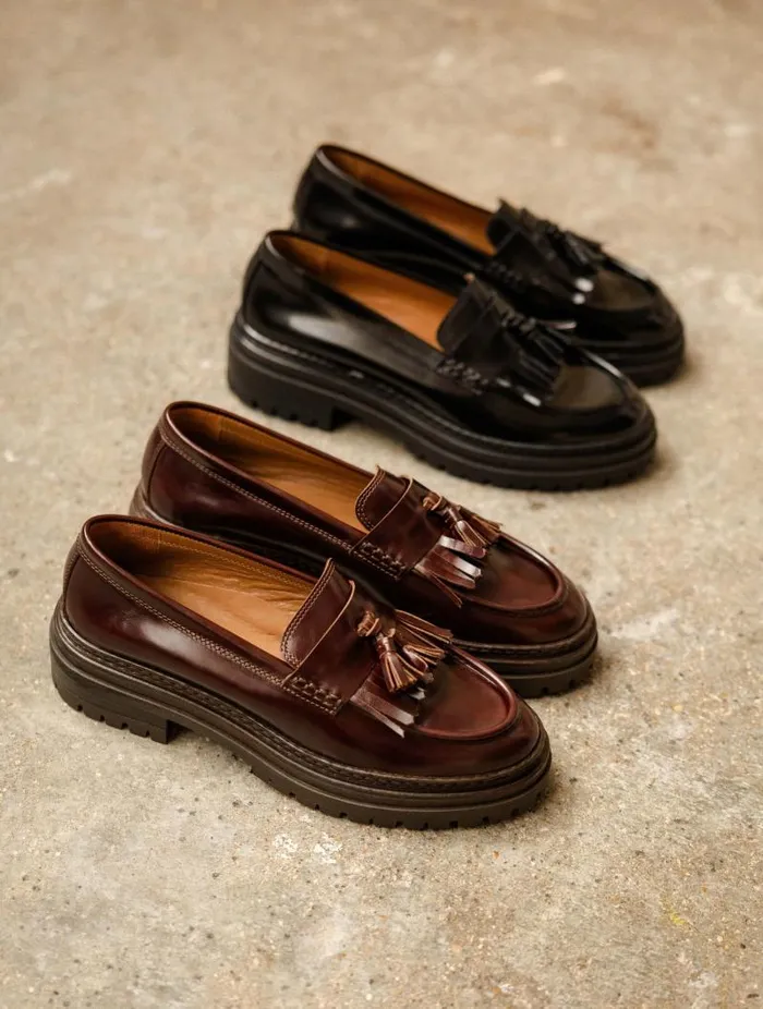 Women Loafers and Derbies Bobbies Deniz Irish Coffee