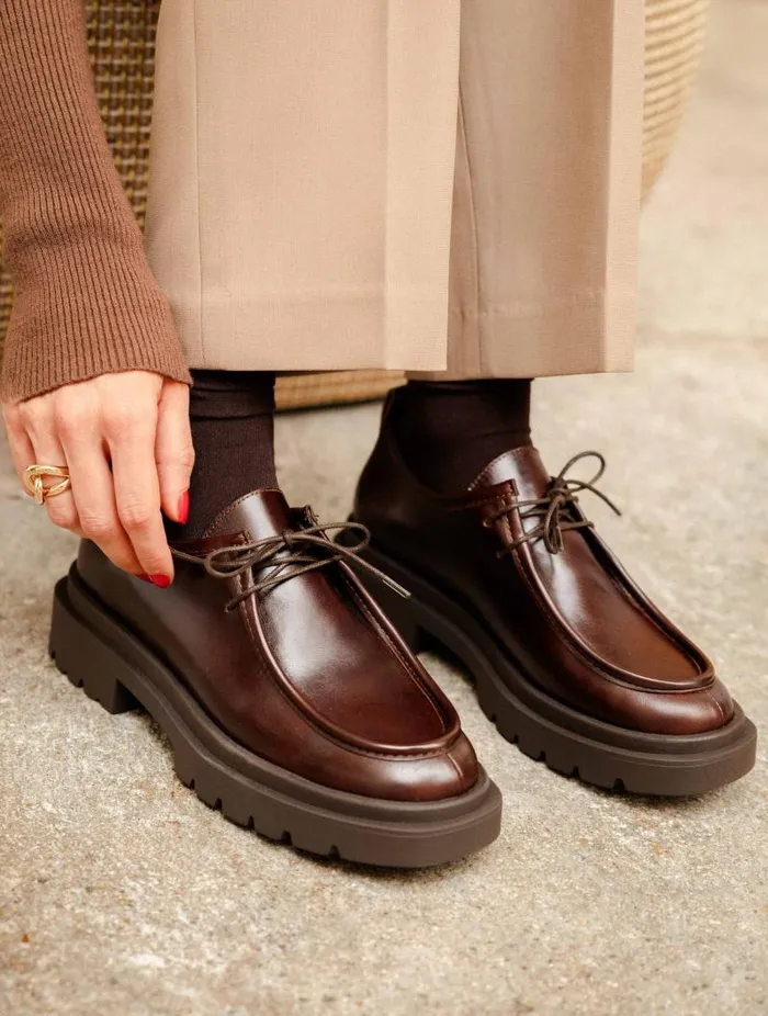 Women Loafers and Derbies Bobbies Noreen Irish Coffee