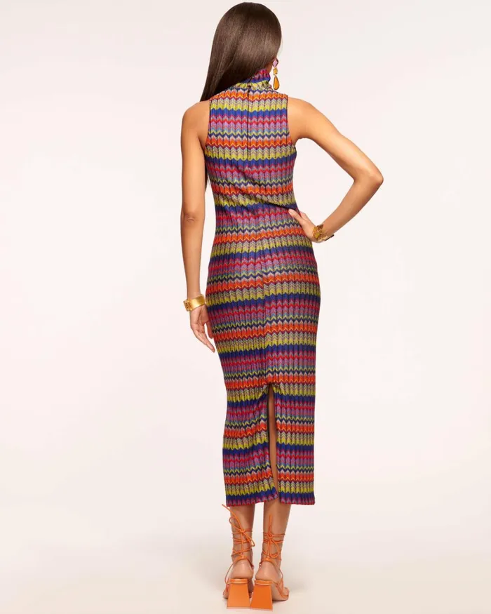 Women Madilyn Midi Dress Retro Chevron Ramy Brook Dresses Women Madilyn Midi Dress Retro Chevron Ramy Brook Dresses