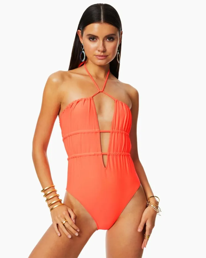 Women Marta Strapless One Piece Swimsuit White Ramy Brook Swimwear