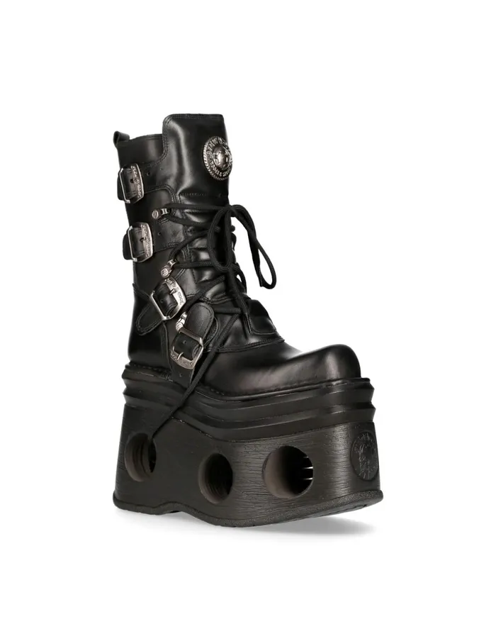 WomenMen Ankle Boot Metallic M373S94 New Rock Boots WomenMen Ankle Boot Metallic M373S94 New Rock Boots
