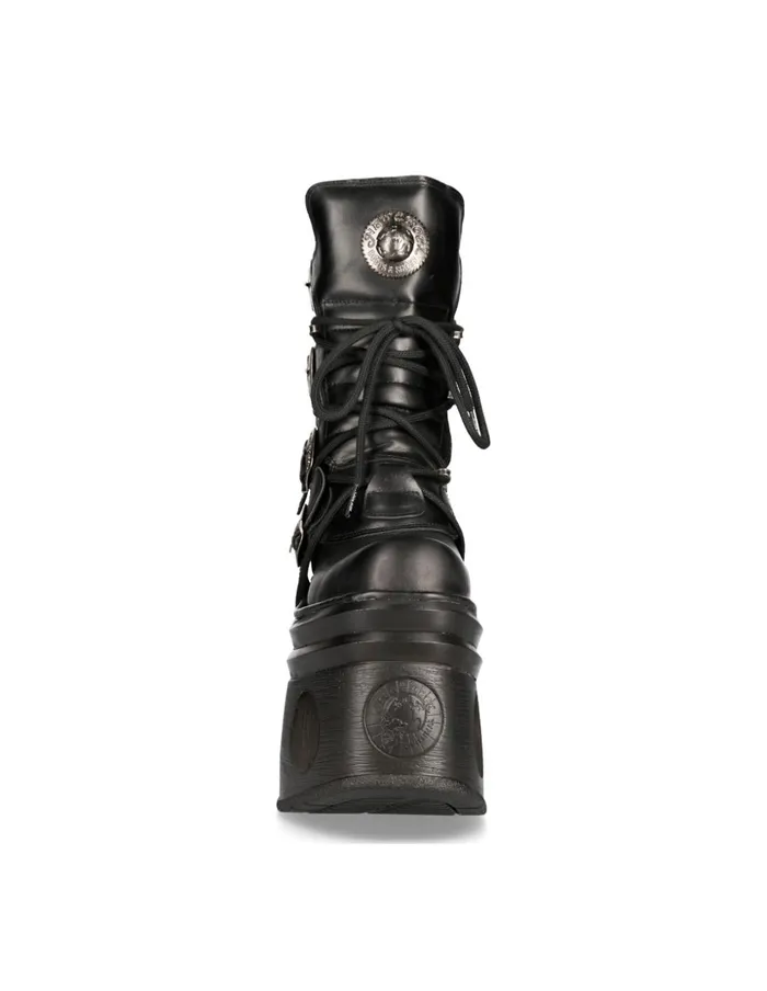 WomenMen Ankle Boot Metallic M373S94 New Rock Boots WomenMen Ankle Boot Metallic M373S94 New Rock Boots