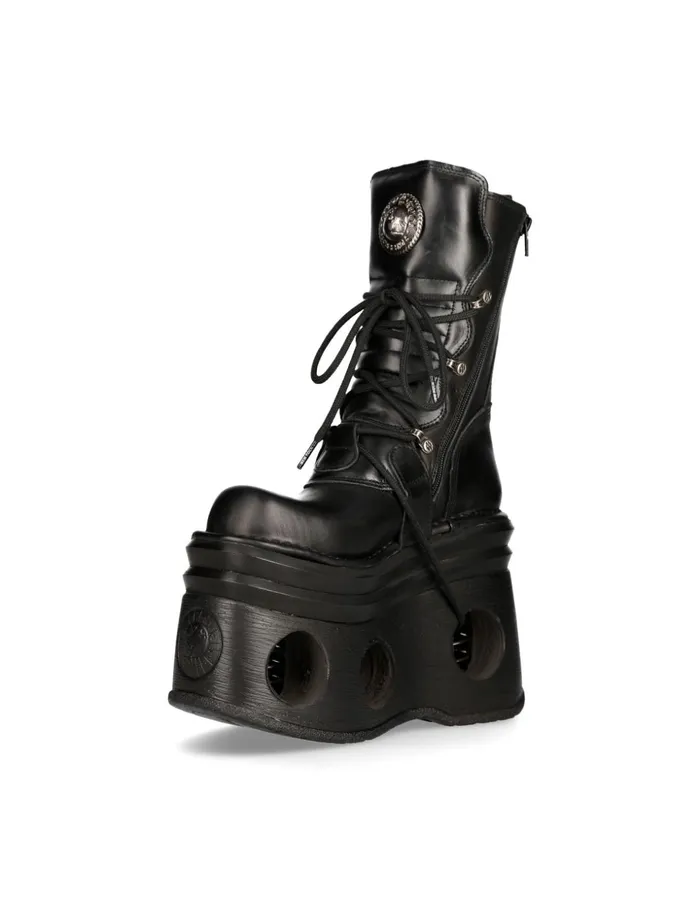 WomenMen Ankle Boot Metallic M373S94 New Rock Boots WomenMen Ankle Boot Metallic M373S94 New Rock Boots