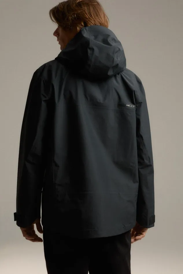 WomenMen Black Crestone Jacket Ecoalf Onepointzero