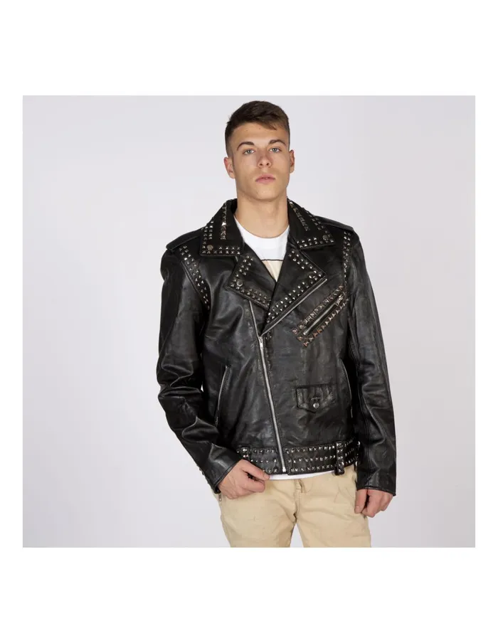 WomenMen Black WNrlmj053S1 New Rock Jackets