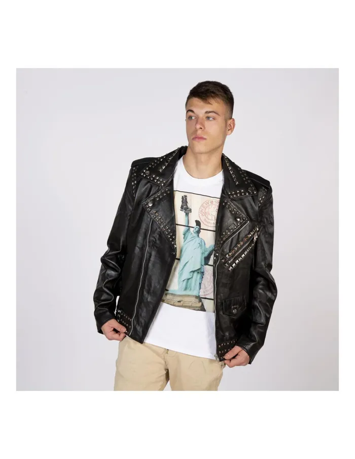 WomenMen Black WNrlmj053S1 New Rock Jackets WomenMen Black WNrlmj053S1 New Rock Jackets