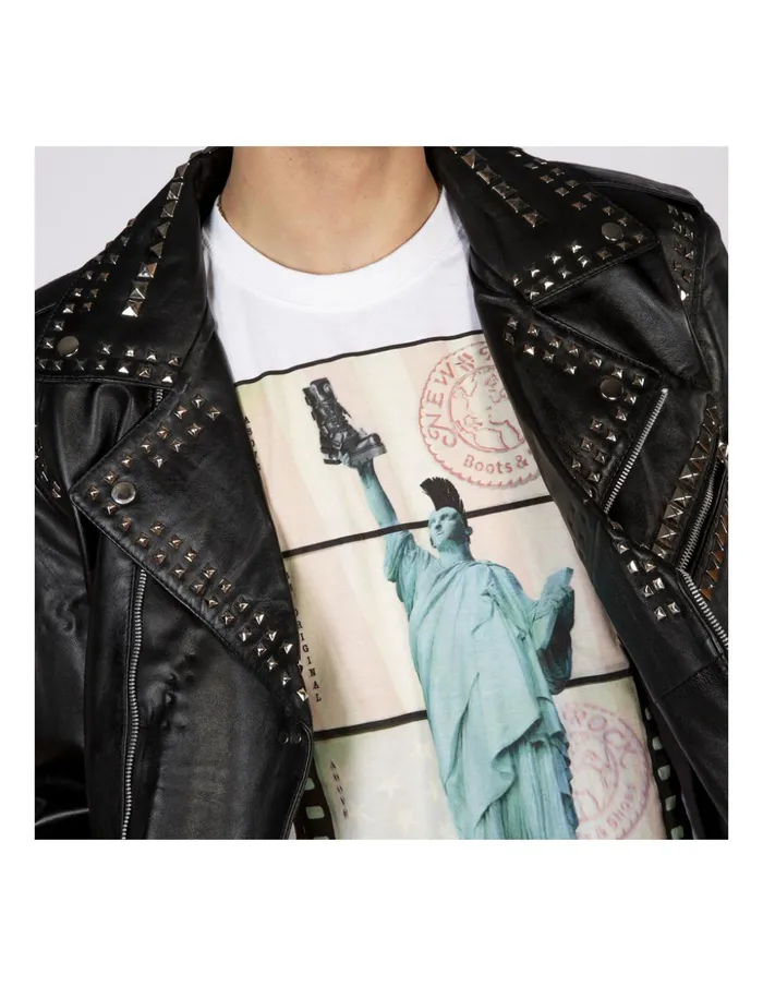 WomenMen Black WNrlmj053S1 New Rock Jackets WomenMen Black WNrlmj053S1 New Rock Jackets