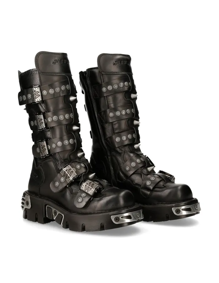 WomenMen Boot Metallic M134S1 New Rock Boots