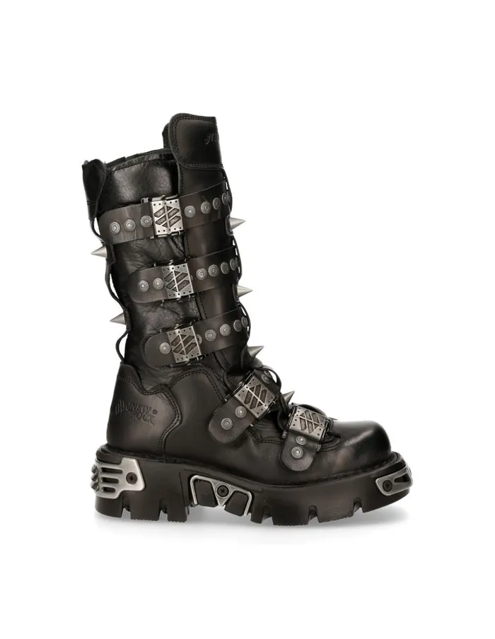 WomenMen Boot Metallic M134S1 New Rock Boots