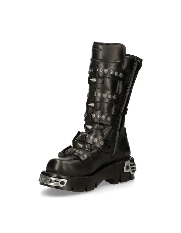 WomenMen Boot Metallic M134S1 New Rock Boots