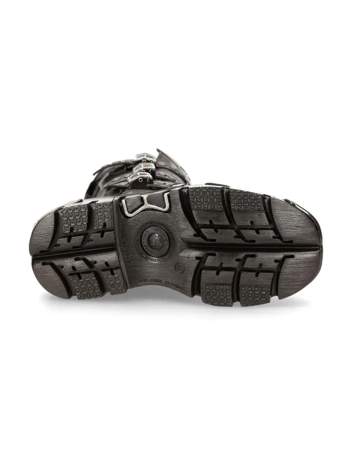 WomenMen Boot Metallic M134S1 New Rock Boots