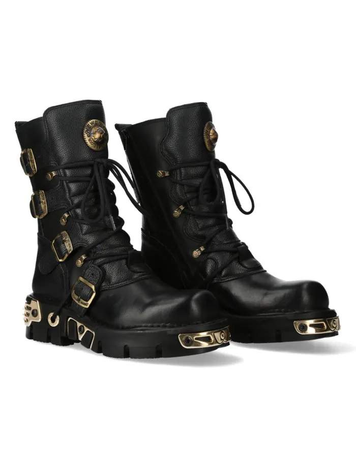 WomenMen Boot Metallic M373C52 New Rock Boots