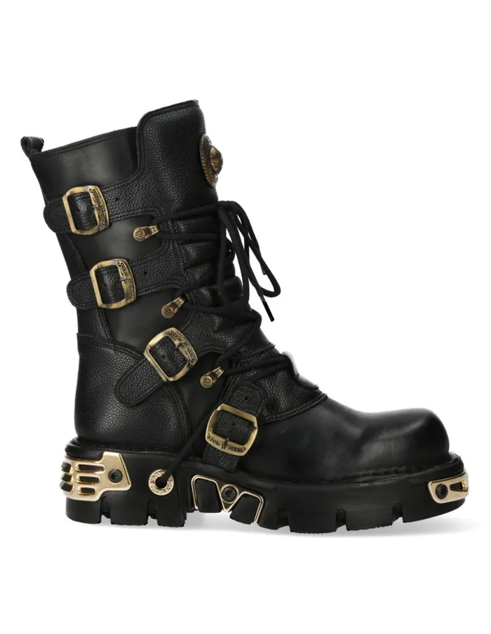 WomenMen Boot Metallic M373C52 New Rock Boots WomenMen Boot Metallic M373C52 New Rock Boots