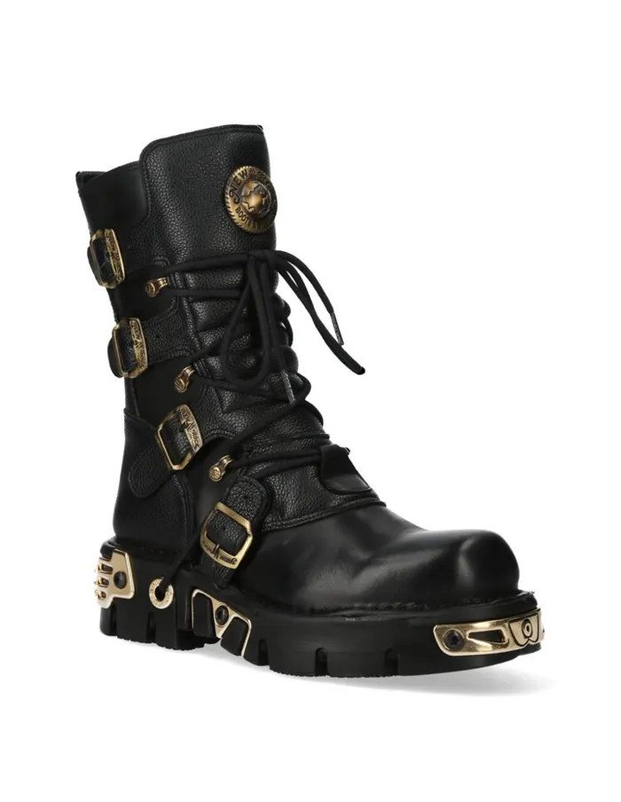 WomenMen Boot Metallic M373C52 New Rock Boots WomenMen Boot Metallic M373C52 New Rock Boots