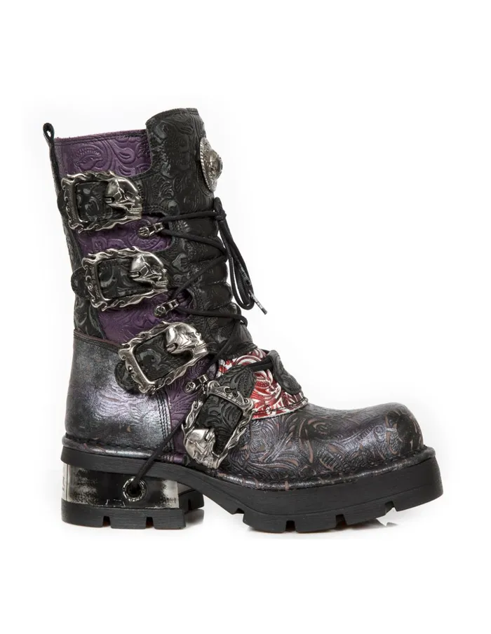 WomenMen Boot Metallic M373Cz79 New Rock Boots