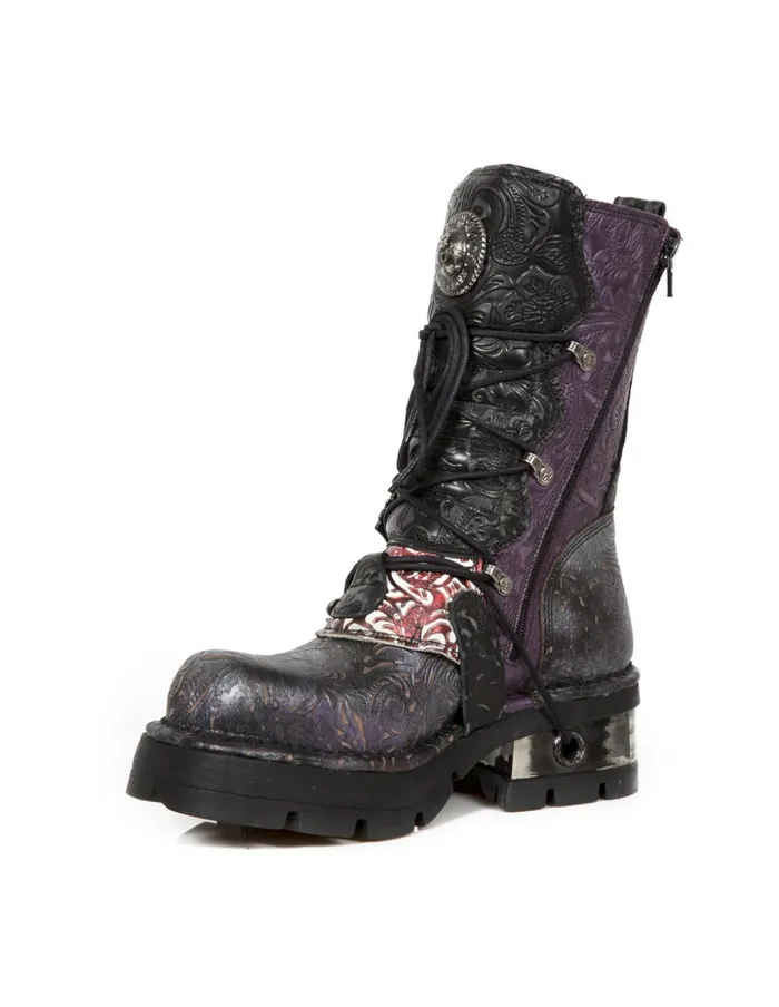 WomenMen Boot Metallic M373Cz79 New Rock Boots WomenMen Boot Metallic M373Cz79 New Rock Boots