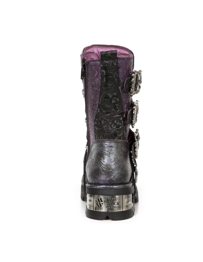 WomenMen Boot Metallic M373Cz79 New Rock Boots WomenMen Boot Metallic M373Cz79 New Rock Boots