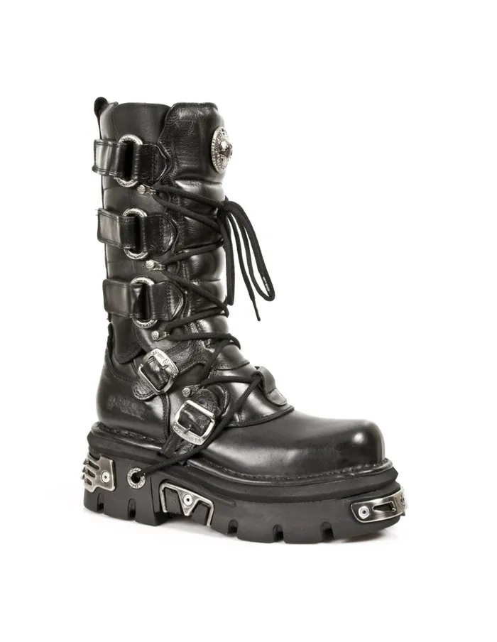 WomenMen Boot Metallic M474S1 New Rock High Boots WomenMen Boot Metallic M474S1 New Rock High Boots