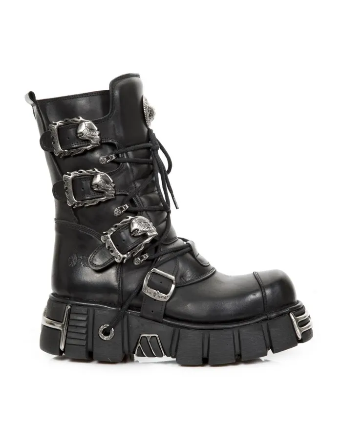 WomenMen Boot Metallic M491C2 New Rock Boots
