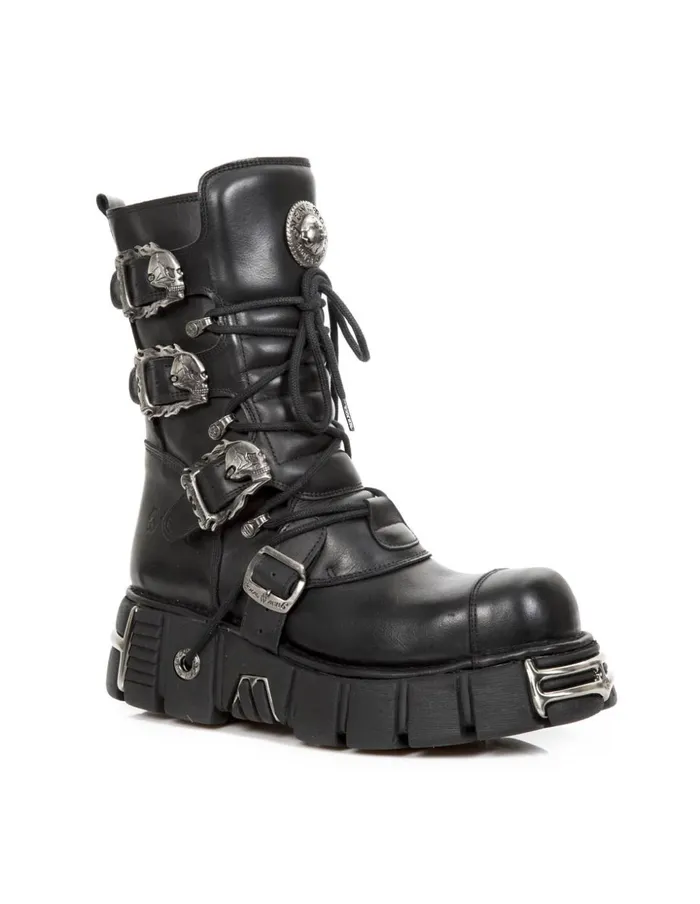 WomenMen Boot Metallic M491C2 New Rock Boots WomenMen Boot Metallic M491C2 New Rock Boots