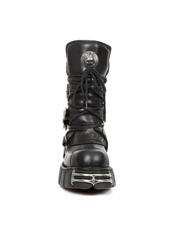 WomenMen Boot Metallic M491C2 New Rock Boots WomenMen Boot Metallic M491C2 New Rock Boots