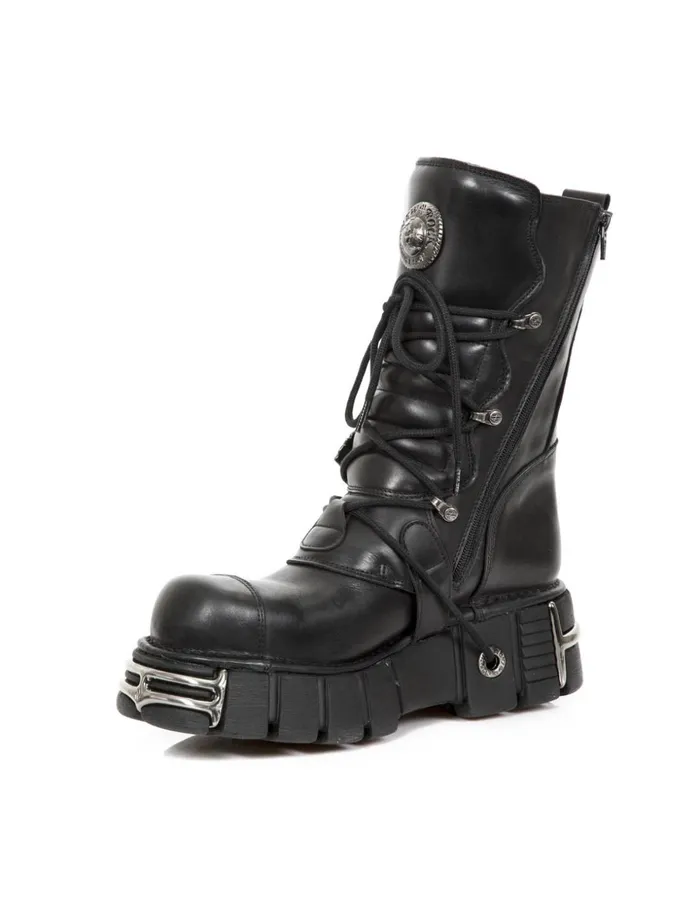 WomenMen Boot Metallic M491C2 New Rock Boots WomenMen Boot Metallic M491C2 New Rock Boots