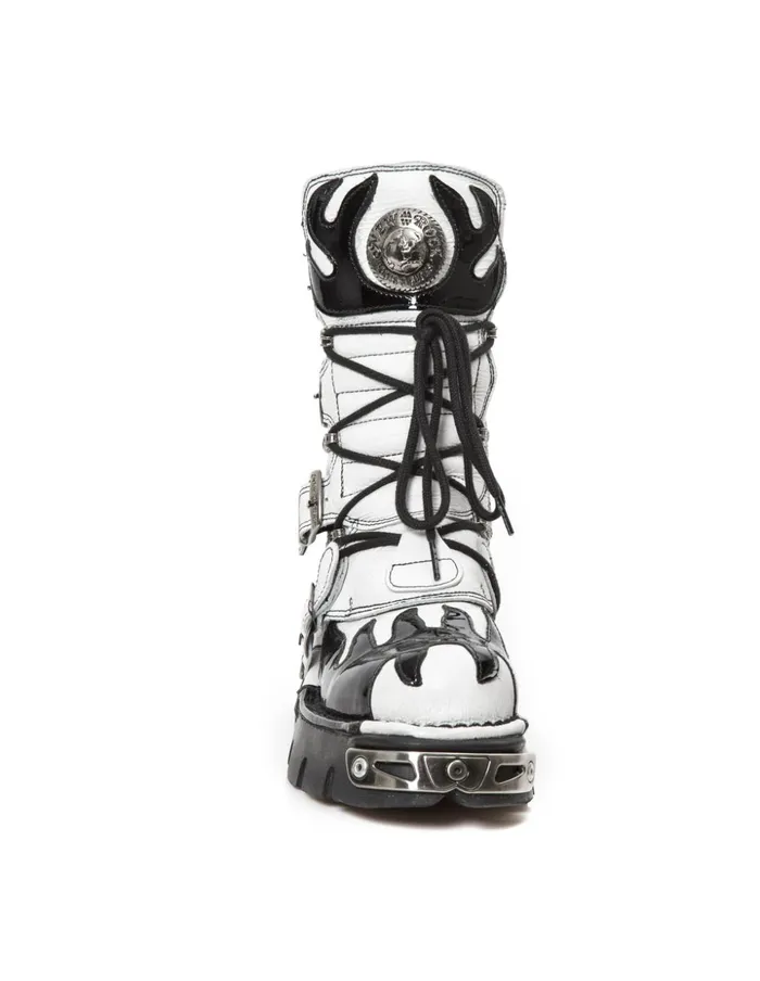 WomenMen Boot Metallic M591C7 New Rock Boots