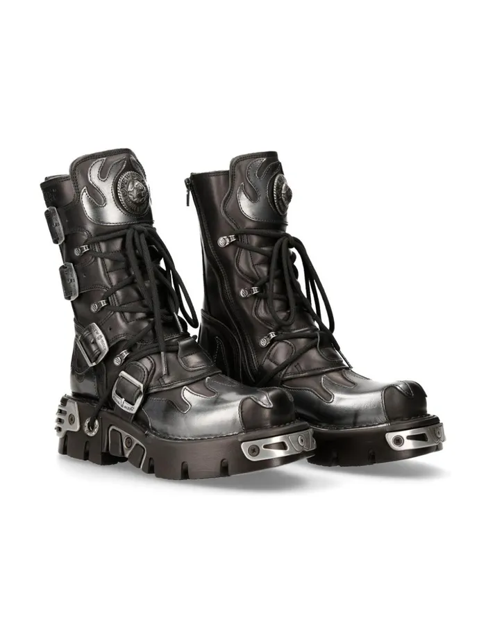 WomenMen Boot Metallic M591S2 New Rock Boots