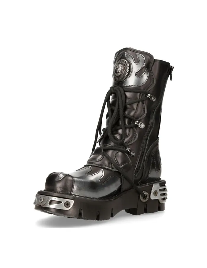 WomenMen Boot Metallic M591S2 New Rock Boots WomenMen Boot Metallic M591S2 New Rock Boots