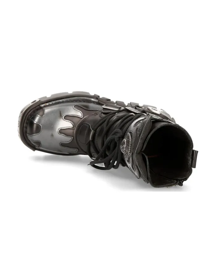 WomenMen Boot Metallic M591S2 New Rock Boots WomenMen Boot Metallic M591S2 New Rock Boots