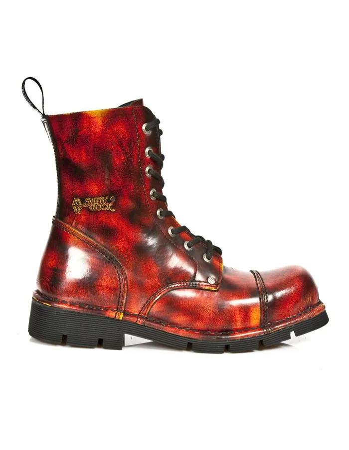 WomenMen Boot Metallic MNewmili083C2 New Rock Boots