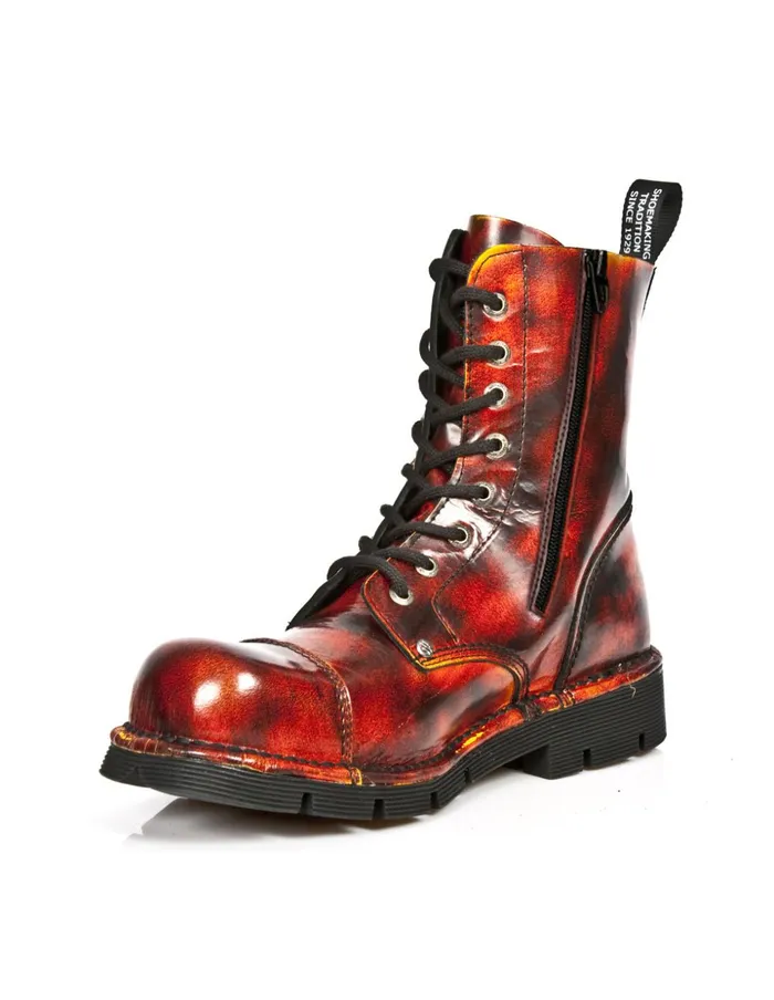 WomenMen Boot Metallic MNewmili083C2 New Rock Boots
