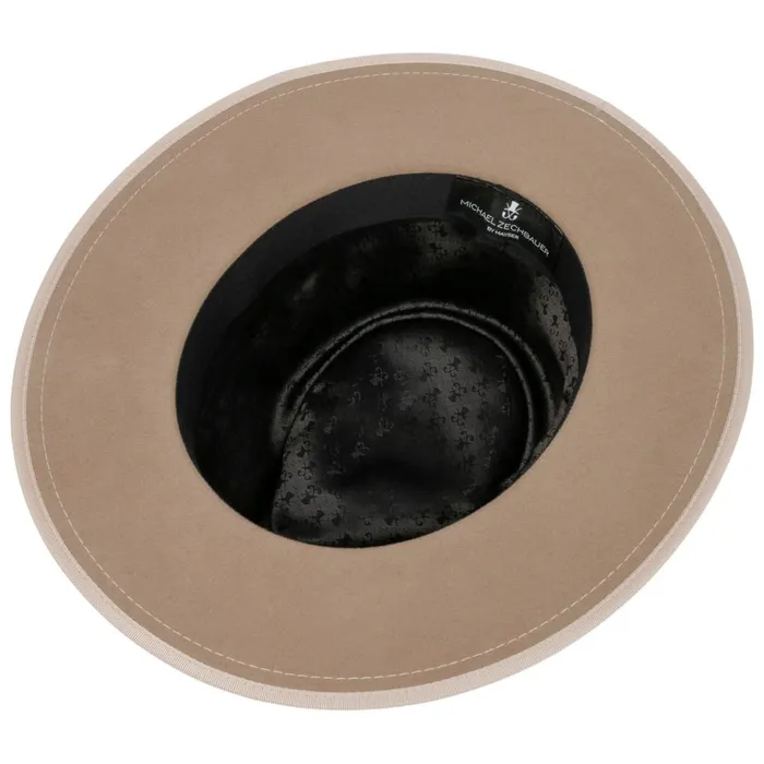 WomenMen Felt Hats Mayser Josua Velvet Traveler Hat Zechbauer Dark Beige WomenMen Felt Hats Mayser Josua Velvet Traveler Hat Zechbauer Dark Beige