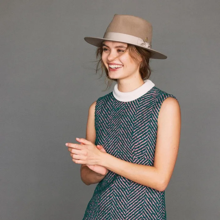 WomenMen Felt Hats Mayser Josua Velvet Traveler Hat Zechbauer Dark Beige WomenMen Felt Hats Mayser Josua Velvet Traveler Hat Zechbauer Dark Beige