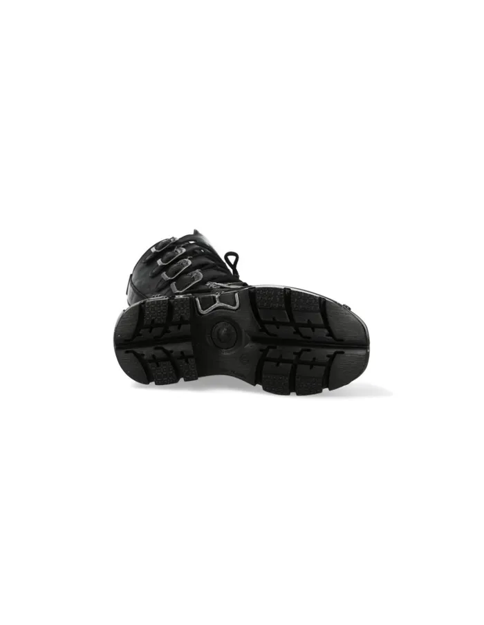 WomenMen High Boot Black Reactor M272S1 New Rock High Boots WomenMen High Boot Black Reactor M272S1 New Rock High Boots