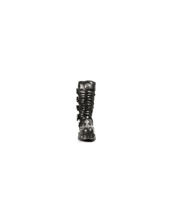 WomenMen High Boot Black Reactor M403S1 New Rock High Boots WomenMen High Boot Black Reactor M403S1 New Rock High Boots